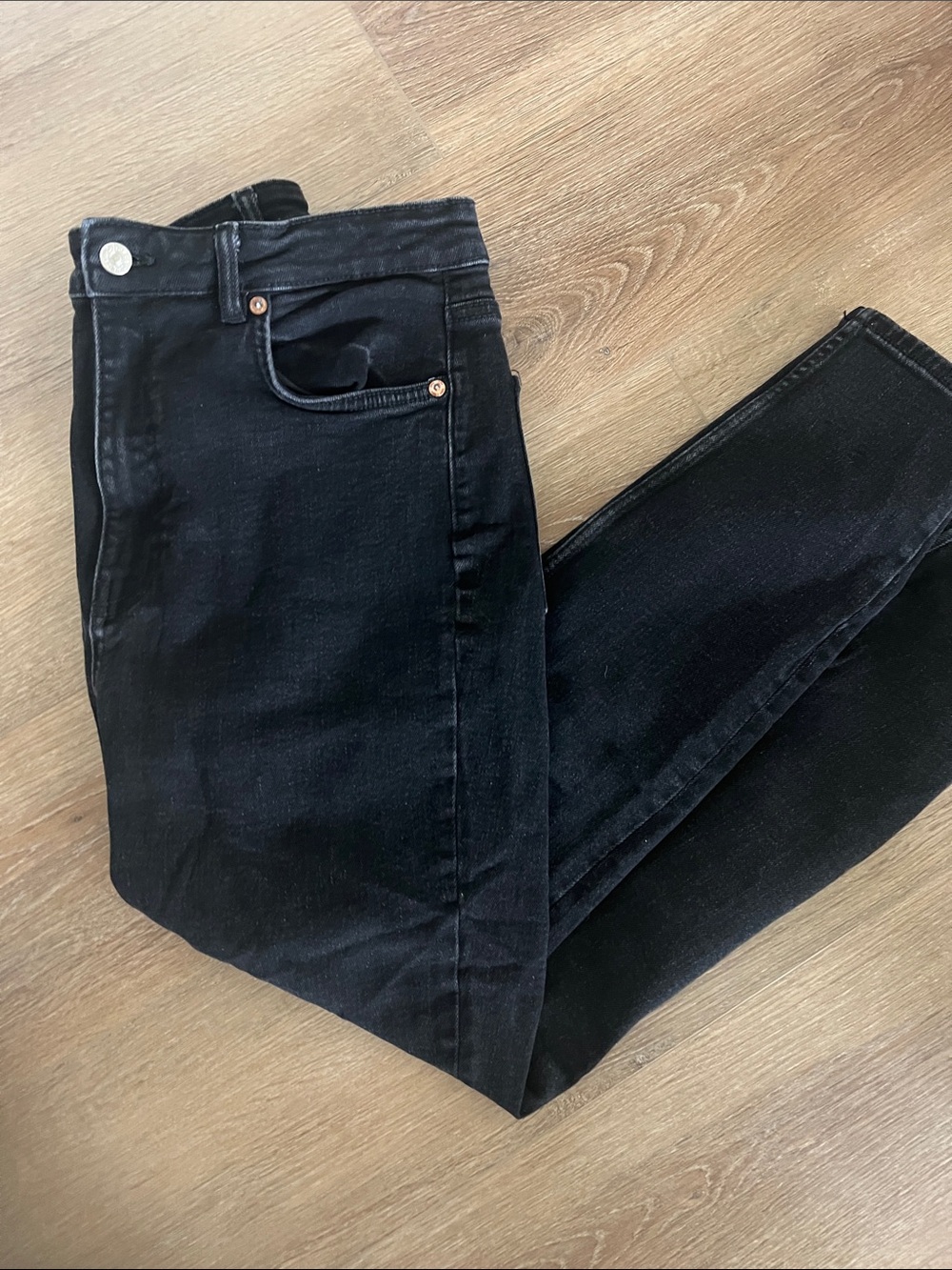 Zara Black Women's Slim Fit Jeans